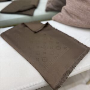 Scialle LV marrone cioccolato - immagine 1