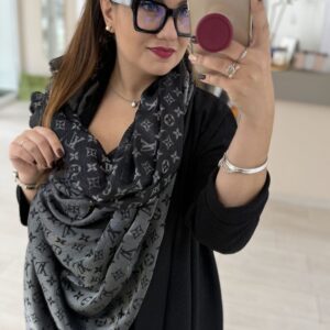 Scialle LV nero shine - immagine 5
